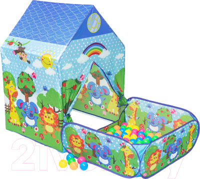 Детская игровая палатка Sundays Зоопарк / 368576 (+50 шариков)