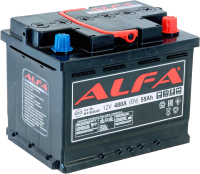 Автомобильный аккумулятор ALFA battery Hybrid R / AL 55.0 (55 А/ч) - 