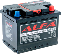 Автомобильный аккумулятор ALFA battery Hybrid R / AL 60.0 (60 А/ч) - 