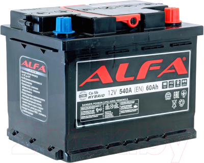 Автомобильный аккумулятор ALFA battery Hybrid R / AL 60.0 (60 А/ч)