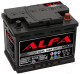 Автомобильный аккумулятор ALFA battery Hybrid R / AL 62.0 (62 А/ч) - 