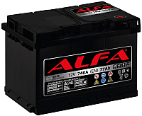 Автомобильный аккумулятор ALFA battery Hybrid R / AL 77.0 (77 А/ч) - 