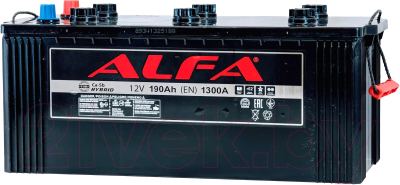 Автомобильный аккумулятор ALFA battery Евро L (190 А/ч)