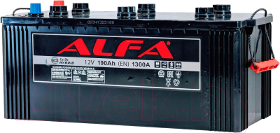 Автомобильный аккумулятор ALFA battery Евро L (190 А/ч)