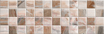 Декоративная плитка Нефрит-Керамика Лигурия / 09-00-5-17-30-15-609 (600x200, коричневый)
