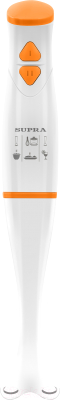 Блендер погружной Supra HBS-725PS (белый/оранжевый)