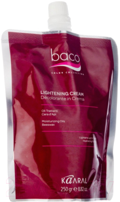 Крем для осветления волос Kaaral Baco Bleach Hair Cream с натуральными минеральными маслами (250мл)