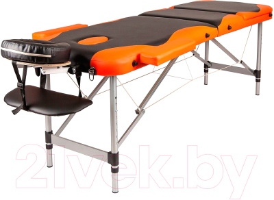 Массажный стол Atlas Sport 3AL-60185/4B (черный/оранжевый)