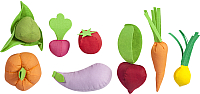 Набор игрушечных продуктов Paremo Овощи с карточками / PK320-16 (8 предметов) - 