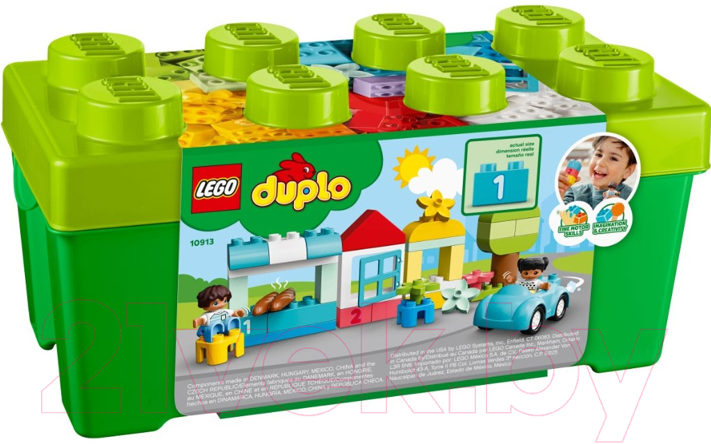 Конструктор Lego Duplo Коробка с кубиками 10913