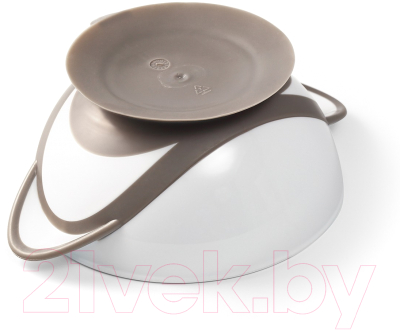 Набор посуды для кормления BabyOno 6м+ / 1063 (серый)