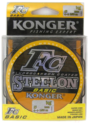 Леска монофильная Konger Steelon Fc-1 Basic 0.30мм 150м / 232150030