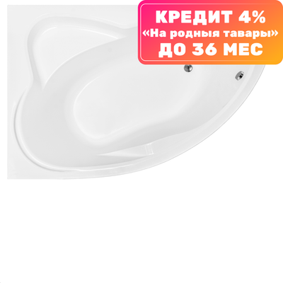 Ванна акриловая Ventospa Nika 160x105 L (с каркасом и экраном) - 