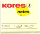 Блок для записей Kores 46057.03 (желтый) - 