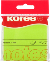 Блок для записей Kores 47077.05 (зеленый неон) - 