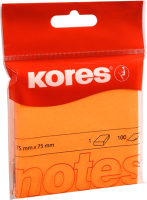 Блок для записей Kores 47074.05 (оранжевый неон) - 