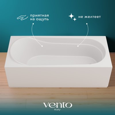 Ванна акриловая Ventospa Aqua 150x70 (с каркасом и экраном)