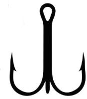 

Крючок рыболовный KAMATSU, Treble Hook Round K-077 №5 / 514400350