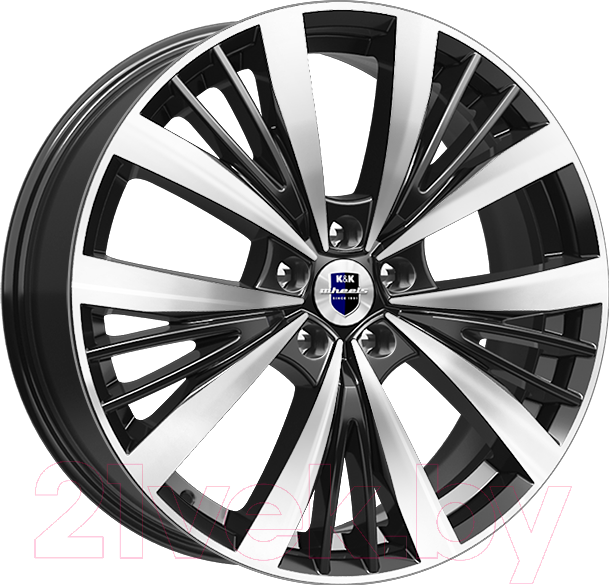 Литой диск K&K Марвел (КС881) 19x7.5" 5x114.3мм DIA 66.1мм ET 45мм Алмаз черный