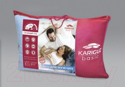Подушка для сна Kariguz Для Мужчин / МПДм12-5 (68x68)