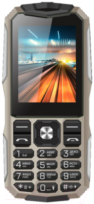 Мобильный телефон Vertex K213 (песочный/металл)