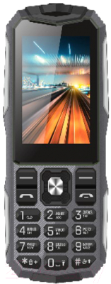 Мобильный телефон Vertex K213 (черный/металл)