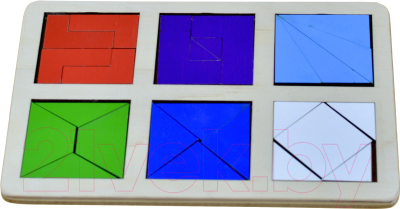 

Развивающая игрушка RadugaKids, Квадраты Никитина. Уровень 2 / RK1139