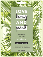 

Маска для лица тканевая Love Beauty and Planet, Быстрая перезагрузка