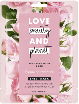 

Маска для лица тканевая Love Beauty and Planet, Цветущий вид