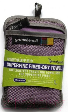 Полотенце Green-Hermit Superfine Fiber Day Towel / TB510341 (L, Posen Purple)
