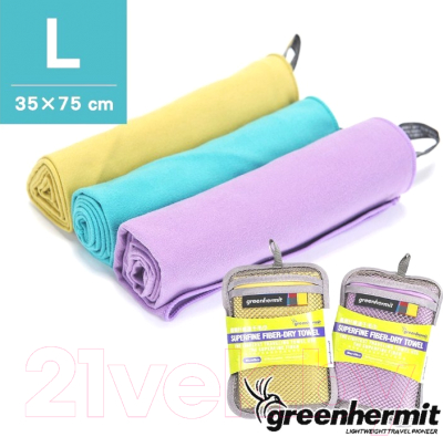 Полотенце Green-Hermit Superfine Fiber Day Towel / TB510341 (L, Posen Purple)