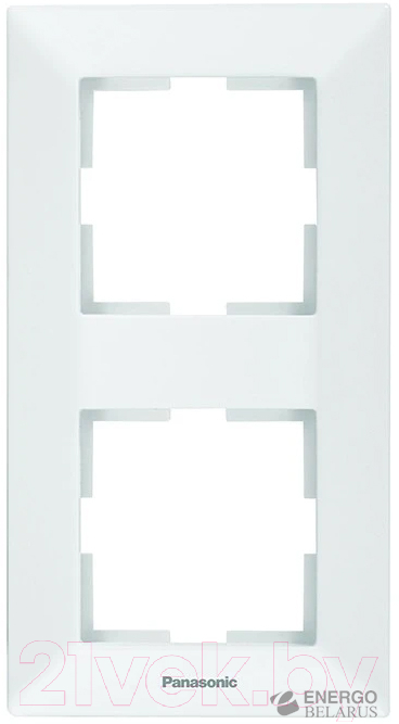 Рамка для выключателей и розеток Panasonic WMTF08122WH-BY