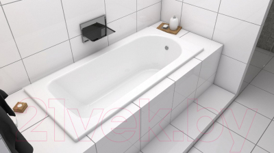 Ванна стальная Kaldewei Saniform Plus 375-1 180x80 / 112830003001 (easy-clean, antisliap, с ножками)