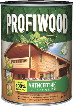 

Антисептик для древесины Profiwood, Тонирующий