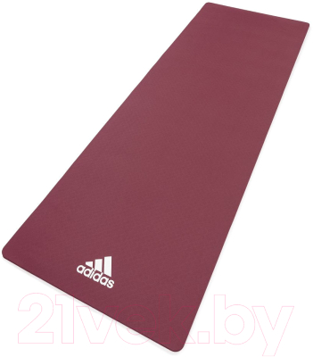 Коврик для йоги и фитнеса Adidas ADYG-10100MR (загадочно-красный)