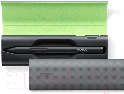 Стилус Wacom Bamboo Sketch / CS-610PK (черный, 2 наконечника)