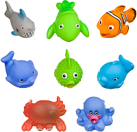 Набор игрушек для ванной Bondibon Подводный мир / ВВ3367 (8шт) - 