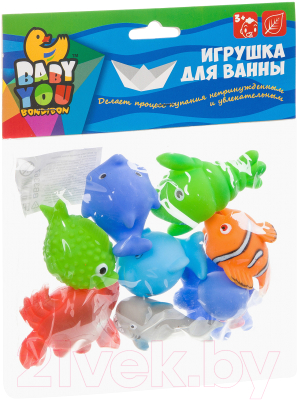 Набор игрушек для ванной Bondibon Подводный мир / ВВ3367 (8шт)