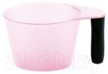 Емкость для смешивания краски Sergio Professional 400мл (прозрачно-розовый)