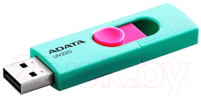 Usb flash накопитель A-data DashDrive UV220 32GB Green/Pink (AUV220-32G-RGNPK)