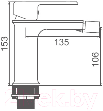 Смеситель Gerhans K15022T