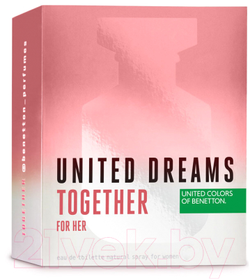 Туалетная вода United Colors of Benetton United Dreams Together for Her (80мл)
