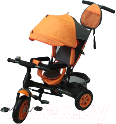 Трехколесный велосипед с ручкой GalaXy Виват 1 (оранжевый)