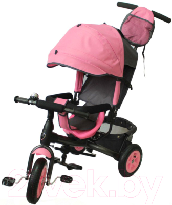 Трехколесный велосипед с ручкой GalaXy Виват 1 (розовый)