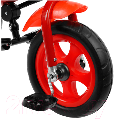 Трехколесный велосипед с ручкой GalaXy Виват 3 (красный)