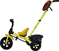 Трехколесный велосипед с ручкой GalaXy Виват 3 (желтый) - 