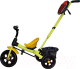 Трехколесный велосипед с ручкой GalaXy Виват 3 (желтый) - 