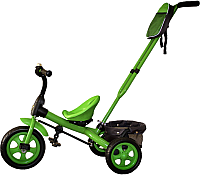 Трехколесный велосипед с ручкой GalaXy Виват 3 (зеленый) - 