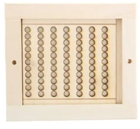 

Решетка вентиляционная для бани Моя баня, Малая с задвижкой РВЗ-М