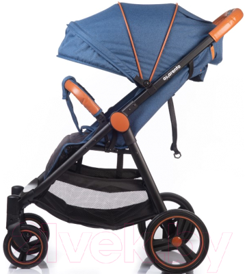 Детская прогулочная коляска Acarento Bellezza / AS130 (джинсовый/серый)